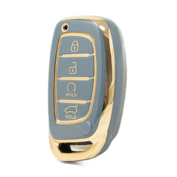 Nano High Quality Cover For Hyundai Smart Remote Key 4 Buttons...
