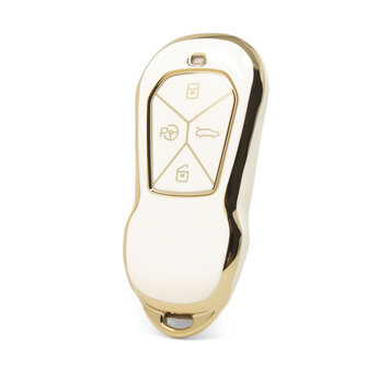 Nano High Quality Cover For Xpeng Remote Key 4 Buttons White...