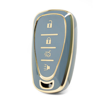 Nano High Quality Cover For Chevrolet Remote Key 3+1 Buttons...