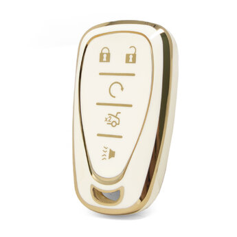 Nano High Quality Cover For Chevrolet Remote Key 4+1 Buttons...