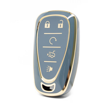 Nano High Quality Cover For Chevrolet Remote Key 4+1 Buttons...