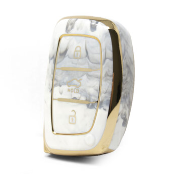 Nano High Quality Marble Cover For Hyundai Remote Key 3 Buttons...