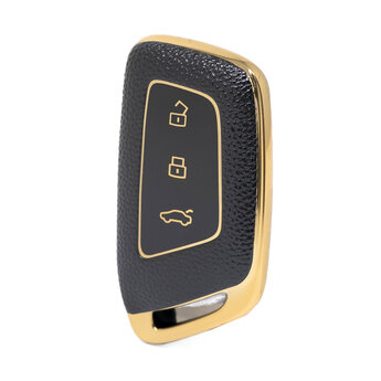 Nano High Quality Gold Leather Cover For Baojun Remote Key 3...