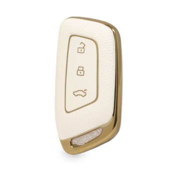 Nano High Quality Gold Leather Cover For Baojun Remote Key 3...