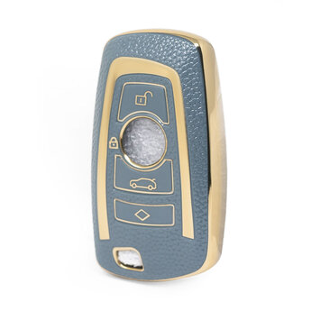 Nano High Quality Gold Leather Cover For BMW Remote Key 4 Buttons...