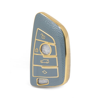 Nano High Quality Gold Leather Cover For BMW Remote Key 4 Buttons...