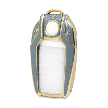 Nano High Quality Gold Leather Cover For BMW Remote Key 3 Buttons...