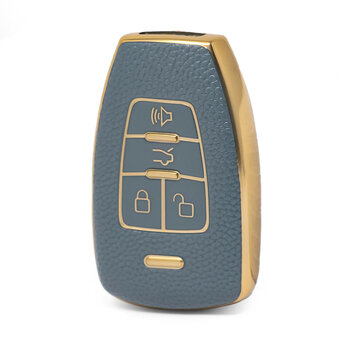 Nano High Quality Gold Leather Cover For BAIC Remote Key 4 Buttons...