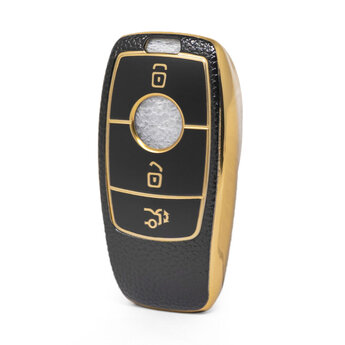 Nano High Quality Gold Leather Cover For Mercedes Benz Remote...