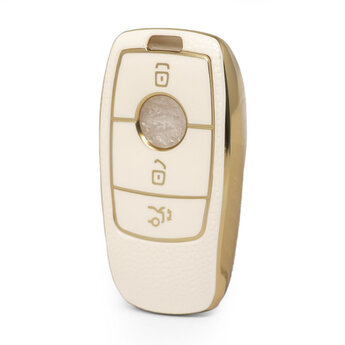 Nano High Quality Gold Leather Cover For Mercedes Benz Remote...