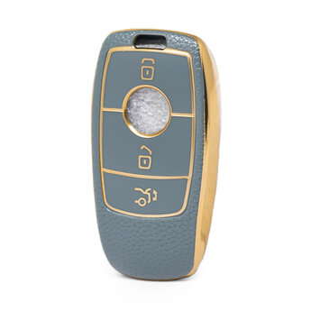 Nano High Quality Gold Leather Cover For Mercedes Benz Remote...