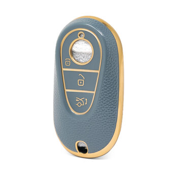 Nano High Quality Gold Leather Cover For Mercedes Benz Remote...