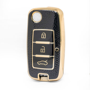 Nano High Quality Gold Leather Cover For Dongfeng Flip Remote...