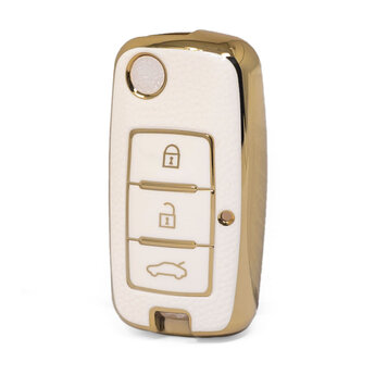 Nano High Quality Gold Leather Cover For Dongfeng Flip Remote...