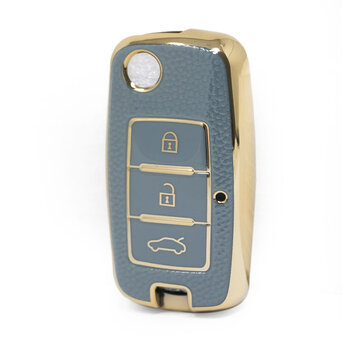 Nano High Quality Gold Leather Cover For Dongfeng Flip Remote...