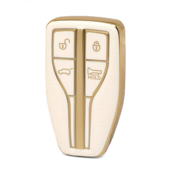Nano High Quality Gold Leather Cover For Hongqi Remote Key 4...