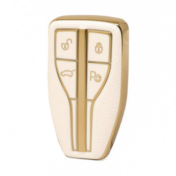 Nano High Quality Gold Leather Cover For Hongqi Remote Key 4...