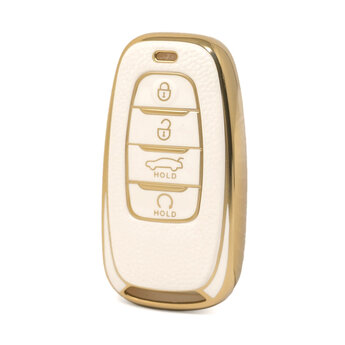 Nano High Quality Gold Leather Cover For Hongqi Remote Key 4...