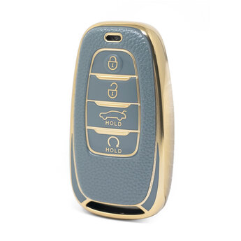 Nano High Quality Gold Leather Cover For Hongqi Remote Key 4...