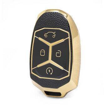 Nano High Quality Gold Leather Cover For Lynk & Co Remote Key...