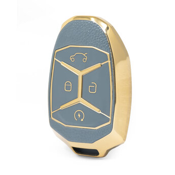 Nano High Quality Gold Leather Cover For Lynk & Co Remote Key...