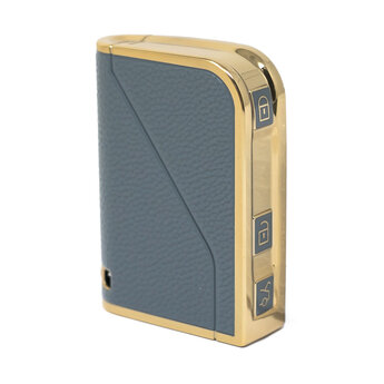 Nano High Quality Gold Leather Cover For Lynk & Co Remote Key...