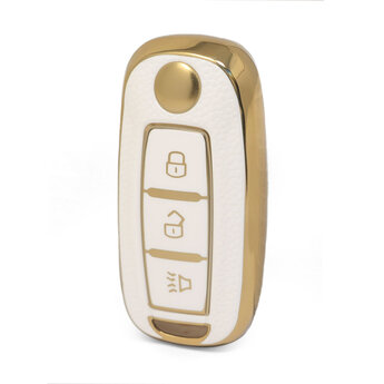 Nano High Quality Gold Leather Cover For Venucia Remote Key 3...