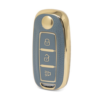 Nano High Quality Gold Leather Cover For Venucia Remote Key 3...