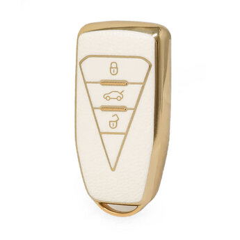 Nano High Quality Gold Leather Cover For Venucia Remote Key 3...