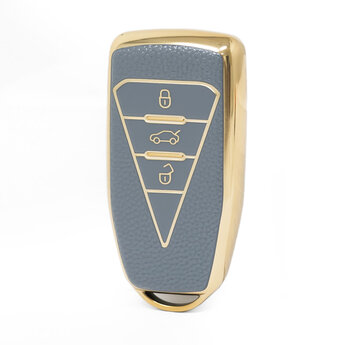 Nano High Quality Gold Leather Cover For Venucia Remote Key 3...