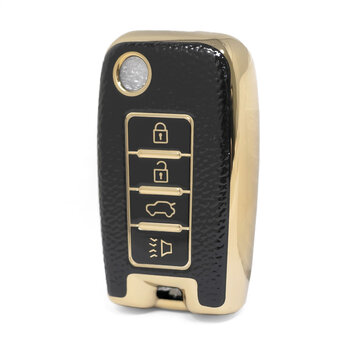 Nano High Quality Gold Leather Cover For Venucia Remote Key 4...