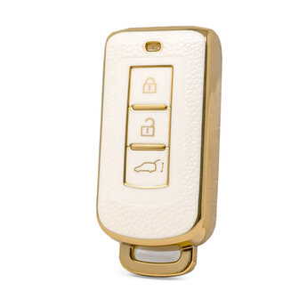 Nano High Quality Gold Leather Cover For Mitsubishi Remote Key...