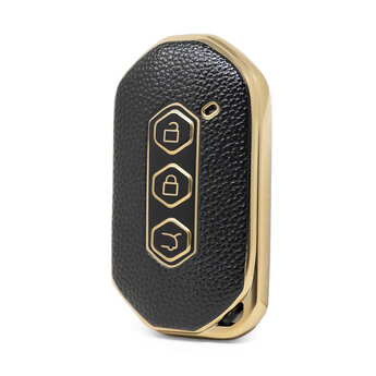 Nano High Quality Gold Leather Cover For Wuling Remote Key 3...