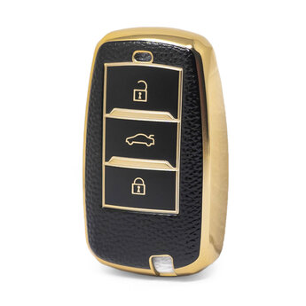 Nano High Quality Gold Leather Cover For Changan Remote Key 3...