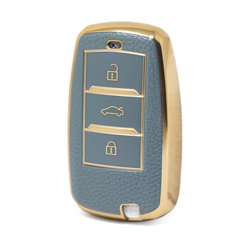 Nano High Quality Gold Leather Cover For Changan Remote Key 3...