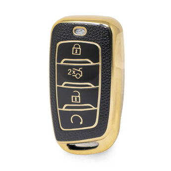 Nano High Quality Gold Leather Cover For Changan Remote Key 4...