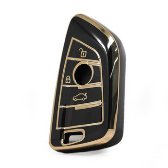 Nano High Quality Cover For BMW FEM Remote Key 3 Buttons Black...