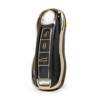 Nano  High Quality Cover For Porsche Cayenne Remote Key 3 Buttons...