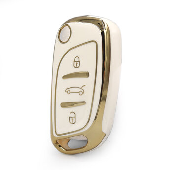 Nano High Quality Cover For Peugeot Flip Remote Key 3 Buttons...