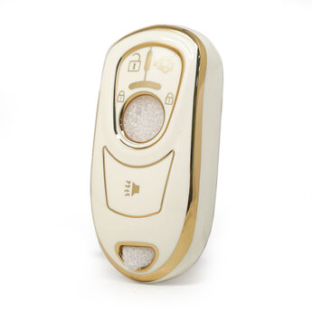 Nano High Quality Cover For Buick Remote Key 3+1 Buttons White...