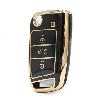 Nano High Quality Cover For Volkswagen MQB Flip Remote Key 3...