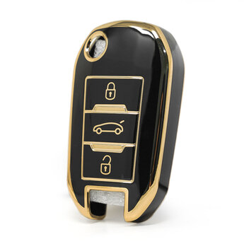 Nano High Quality Cover For Peugeot 407 408 Remote Key 3 Buttons...