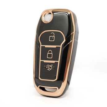 Nano High Quality Cover For Ford Fusion Flip Remote Key 3 Buttons...