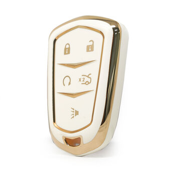 Nano  High Quality Cover For Cadillac Remote Key 4+1 Buttons...