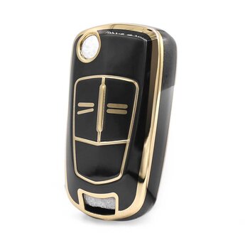 Nano High Quality Cover For Opel Flip Remote Key 2 Buttons Black...
