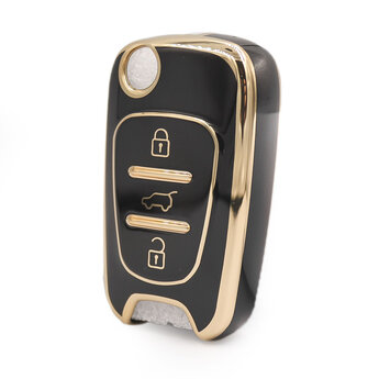 Nano High Quality Cover For Hyundai 2011 Flip Remote Key 3 Buttons...