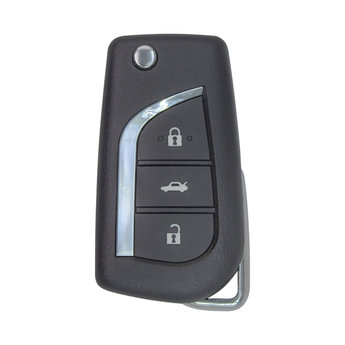 Toyota Corolla 3 Buttons Flip Remote Cover Small Battery Holder...
