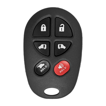Toyota Sienna Remote Key Shell 5+1 Buttons