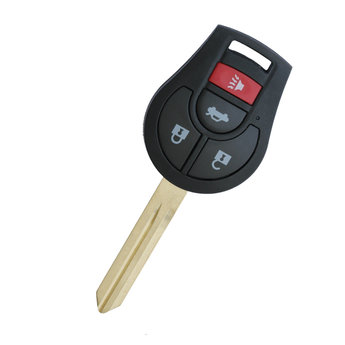 Nissan Sunny 4 Buttons Remote Key 433MHz With Blade