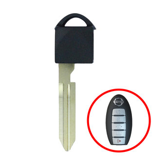 Nissan Emergency Smart Remote Key Blade Compatible Part Number:...